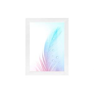 DR35 Cadre photo 84 x 32 cm (blanc mat), cadre en bois MDF de 35 mm de large sur mesure avec vitre en verre acrylique antireflet, dos stable et crochets de suspension (Duisburger-Rahmen24, neuf)