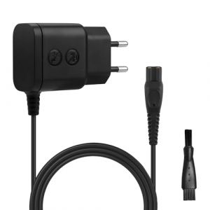 15V Chargeur Tondeuse Barbe pour Philips HQ8505 3000 5000 7000 9000 MG7790 MG5750 QP6620 QP6520 QP6510 Norelco One Blade Pro QC QG RQ Recharge Cable Cordon Adaptateur Alimentation Rasoir (RongWenQinXin, neuf)