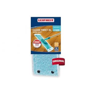 Leifheit Housse lave-sol Clean Twist XL extra soft, housse de rechange en fibres spéciales, idéale pour les sols fragiles, housse pour balai nettoyante avec absorption d’eau minimale (IGLM STORE FR, neuf)