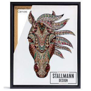 Stallmann Design - Cadre à joints creux - 35 x 35 cm - Noir - Cadre pour photos - Châssis - En bois MDF - Pour toiles (Stallmann Design, neuf)