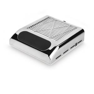 Aspirateur Ongle, 80W puissant collecteur de poussi&egrave;re d'ongle r&eacute;glable aspirateur de vernis &agrave; ongles Gel Machine de manucure outil de Salon d'art d'ongle(80W silver) (JingHaiZhiJiaShiPin, neuf)