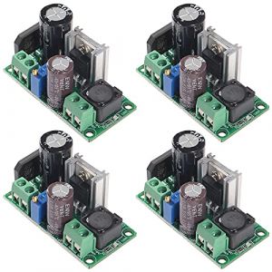 4 pièces AC/DC vers DC convertisseur abaisseur AC 5-30V DC 5-48V 24V 36V 48V vers DC 2.5-35V 12V carte de régulateur de tension 2A Module d'alimentation en Volt réglable (Aitrip EU, neuf)