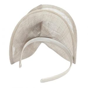 Bibi français en maille voile bandeau de mariée voile bandeau vintage pour mariage voile bandeau gris voile de mariée bibi en maille bibi en dentelle (Qianyoujie, neuf)
