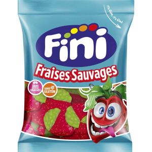 Fraises Sauvages Lisse - Fini - 90 Grammes - Halal - Sans gluten - Sans Matières grasses - Bonbon - 019 (✅Abrakado✅, neuf)