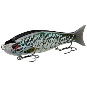 Bassdash SwimShad Glide Bait Leurre Articulé Souple pour Perche, Brochet, Saumon, Truite, Muskie (Bassdash-UK, neuf)