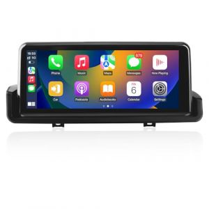 AWESAFE Linux Autoradio compatibles pour BMW Pour BMW Series 3 E90 E91 E92 E93 (2006-2011), Carplay/Android Auto avec écran Tactile de 10,25 Pouces, Bluetooth/USB/Pas de système HD Résolution 1920*720 (IBEN STORE, neuf)