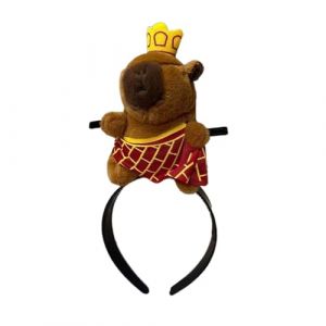 SLXLYH Bandeau amusant Capybaras avec frange pour maquillage - Bandeau créatif pour maquillage (soutane kapibala) (anbeidianzi, neuf)