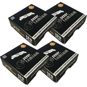 Derby Lames de rasoir Premium &agrave; un seul tranchant, 400 unit&eacute;s (paquet de 1) (Razor Blades Club, neuf)