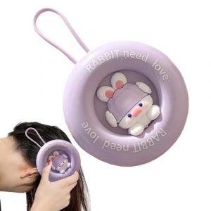 Masseur de cuir chevelu, épurateur de cuir chevelu | Brosse à cheveux sur le thème des animaux - Dessin animé shampooing peigne exfoliant pour le cuir chevelu, gommage doux avec des poils en silicone (winzuasl, neuf)