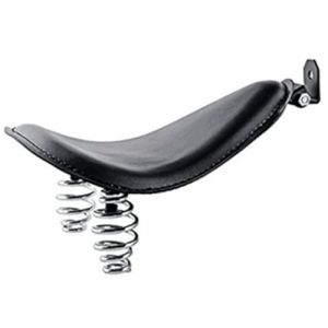 HANSWDEU Selle Moto Solo Noir Pour Bobber/Chopper/Sportster/Custom avec Ressorts/Support Kit (HANSWDEU, neuf)