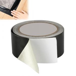 Kit Ruban Adh&eacute;sif Toil&eacute;, B&acirc;che Noir, R&eacute;paration d&rsquo;&Eacute;tanch&eacute;it&eacute; pour Tonneau de Camion Serre, B&acirc;che Imperm&eacute;able pour Tente ou Tonnelle (5 cm x 10 m) (YuShiLiu, neuf)