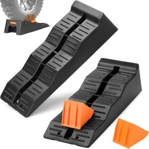 OULEME Cales d'acc&egrave;s pour camping-car [lot de 2], Cales stables avec verrouillage par carte, Cales de marche antid&eacute;rapantes, pour caravane, camping-car & remorque (<5t) (Ouleme, neuf)