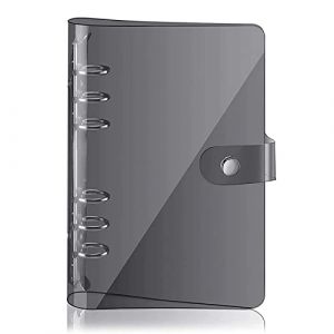 A6 Couverture de classeur &agrave; anneaux en PVC souple 6 trous Classeur &agrave; anneaux rechargeable Classeur en papier &eacute;tanche &agrave; feuilles mobiles Dossier pour planificateur personnel Couverture de classeur (Vogueing Tool, neuf)