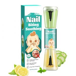 Nail Biting Polish, Nails Biter Stopper, 0.13 Inches Convenient & Easy to Use, Thumb Sucking for Daily, Providing a Comfortable Experience Without Any Harsh or Discomfort (waijieni, neuf)