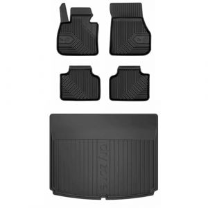MOTOS Kit de tapis de voiture et de tapis de coffre en caoutchouc pour BMW Serie 2 Active Tourer F45 2014-2022 Améliorez votre confort de voyage avec tapis antidérapant voiture 3D- Tapis de sol voitur (MOTOS EU, neuf)