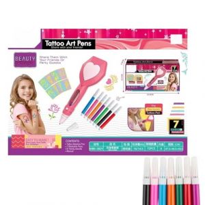 Kids Toy Body Art Pens, Pretend Makeup Paint Pens, Creative Art Pens For Kids, Girls Pretend Body Paint, Boys Body Art Pen Set, Child-Friendly Body Pens, Kids Skin Paint Stencils (aigent, neuf)