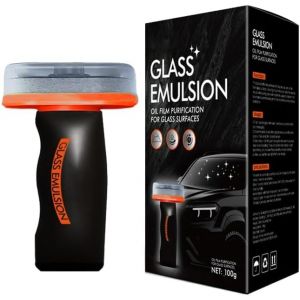 Qifor Glass Guard,Qifor Nettoyant Vitre Voiture,Brosse De Nettoyage Pare-Brise,Brosse De Nettoyage Pour Film Vitre D'huile De Voiture,Nettoyage Anti Pluie Pare Brise Intérieur,Lave Glace Hiver (1) (sSaangiAO, neuf)