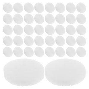 FRCOLOR 100pi&egrave;ces Recharge &Eacute;ponge &agrave; Air Ronde &Eacute;ponge Coussin Pour Fond De Teint Applicateur De Maquillage Pour Visage Usage Sec Et Humide Lot De De Beaut&eacute; (Different Quality, neuf)