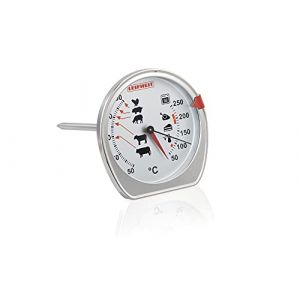 Leifheit Thermom&egrave;tre de cuisine four & cuisson, affichage combin&eacute; temp&eacute;rature du four et temp&eacute;rature &agrave; c&oelig;ur, sonde alimentaire de pr&eacute;cision, thermom&egrave;tre de grill avec &eacute;chelle points de cuisson id&eacute;aux (MMSB GmbH Germany, neuf)