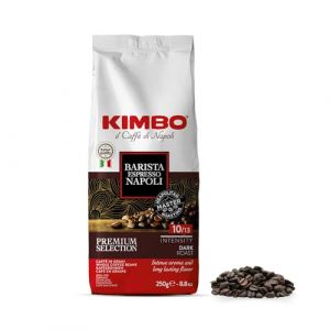 KIMBO - Café Espresso Napoli - Café Grain Arabica Et Robusta - Café Italien Authentique - Intensité 10 / Dark Roast - Paquet de 250 g (JK TRADERS BV, neuf)