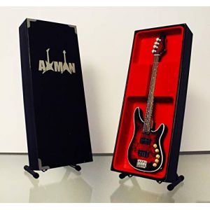 AXMAN Roger Glover (Violet fonc&eacute;) : Vigier &ndash; R&eacute;plique de Guitare Miniature &ndash; Cadeaux musicaux &ndash; Ornement Fait &agrave; la Main (Axman Miniature Guitars, neuf)