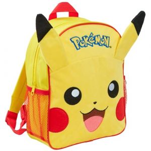 Pokemon Sac à dos pour enfants avec sac 3D Pikachu en peluche pour garçons et filles Sac d'école Satchel Retour à l'école (Lora Dora, neuf)