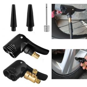 XIKTTTK Embout Pompe Velo, Embout Gonflage Pneu Velo Pneu Voiture, Adaptateur Valve Presta, Convient pour gonfler Les Voitures, Les Motos, Les vélos, Les bouées et Les Ballons, 5 Pièces (LSJY-EU, neuf)