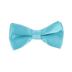 cravateSlim Noeud Papillon Garçon Bleu turquoise - Noeud Papillon Enfant Garçon d'Honneur Mariage, Baptême - Collection Père et Fils, Papa et Enfant (cravateSlim FR, neuf)