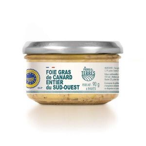 COLIS GOURMANDS Foie Gras de Canard Entier IGP Sud Ouest - Verrine 90g (Colis Gourmands Gers, neuf)