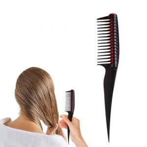Peigne à rouleaux, Brosse pour cheveux mouillés, Brosse à cheveux, Peigne à cheveux, Peigne à rouleaux, Peigne pour cheveux bouclés, Peigne démêlant à rouleaux Peigne à rouleaux intégré, Peigne (chzang, neuf)