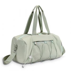 X SIM FITNESSX Sac de sport avec compartiment à chaussures pour homme et femme - Sac de sport - Sac de voyage pour le sport, la gym et le fitness - Petit sac de voyage, vert, sport (XLXQ-EU, neuf)