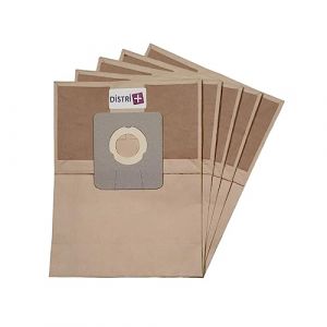 Distri+ - Sac aspirateur Compatible avec Argos : 966, 1404, 1183, 1415 - ICA Soteco : Box, Base 101, G16P, GP1/16 ECO B, GP1/18 ECO - la Pochette de 5 Sacs (5) (Aspirat-Eure, neuf)