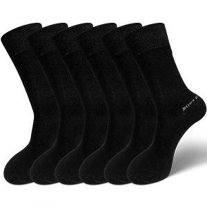 LOFIR Chaussettes Bambou Courtes Sport: Soquettes Ultra Doux Respirantes pour Gym - 6 Paires EU 36-50 Noir Blanc Gris Fonc&eacute; Beige Brun (LOFIR, neuf)