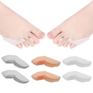 3 Paire Bunionette Correcteur, Correcteur Petit Orteil Silicone Gel, Prothese Attelle Bunionette pour Marteau Orteil, Correcteurs d'Orteils, Redresseur Orteil, Protecteurs d'Orteils Petit à Deux Trous (LIN  YAMEIZI UK SHOP, neuf)