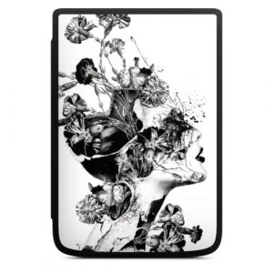 DeinDesign Coque pour liseuse Compatible avec Vivlio Touch HD Plus Etui pour liseuse Protection pour liseuse Black & White Abstrait Art (DeinDesign - GmbH, neuf)