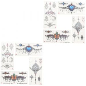 Beaupretty 8 Pièces Autocollants De Tatouage Tatouage Temporaire Tatouage Pour Les Femmes Faux Tatouage Autocollant De Tatouage Tatouage Stickers Autocollant Pour La (lorianca, neuf)