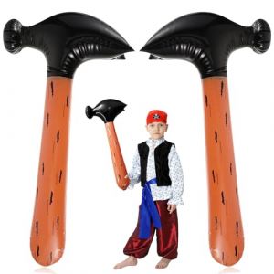 YYHCC 2 pièces, Marteau pour Enfants Grand, Marteau Gonflable, Jouet Amusant, fête à la Piscine, Jouet de Bain de Piscine, Accessoires de Costume Amusants pour Cosplay (YYHCC, neuf)