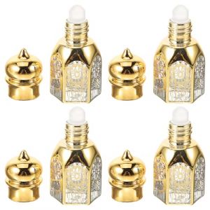 Hohopeti 4 pi&egrave;ces Flacon &Eacute;chantillon de Parfum Lot de Bouteilles Rechargeables R&eacute;sistantes Aux Chocs Flacon Vide pour Huiles Essentielles et Fragrances Design &Eacute;tanche pour Voyage et (Orcchid, neuf)