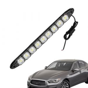 Dtaigou Feux de jour &agrave; LED flexibles, feux ext&eacute;rieurs de voiture - Bande lumineuse LED pour voiture - Lumi&egrave;res LEDs imperm&eacute;ables et flexibles faciles &agrave; installer pour l'ext&eacute;rieur des voitures pour (yuyhnz, neuf)