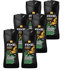 AXE - Gel douche et shampooing 3-in-1 - Mojito Vert et Bois de Cèdre 400 ml - Pack économique 6 x400 ml (Distrilink, neuf)