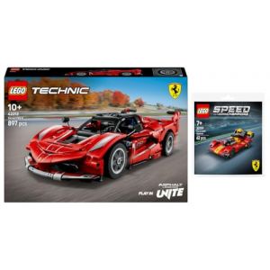 Lego Technic Set de 2 : 42212 Ferrari FXX K & 30709 Ferrari 499P supersportives (collect-it-de VEDES-Spielwaren, neuf)
