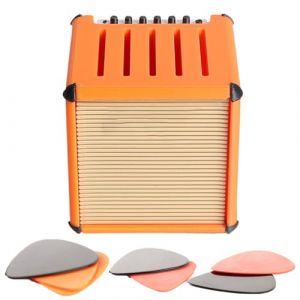 Support De M&eacute;diator Miniature En Forme D'Ampli Guitare | Porte-M&eacute;diators pour Ampli &agrave; Fixer sur Haut-Parleur - &Eacute;tui de Pr&eacute;sentation Grande Capacit&eacute; Imprim&eacute; en 3D - Cadeau de No&euml;l et Anniversaire pour (Jatour, neuf)