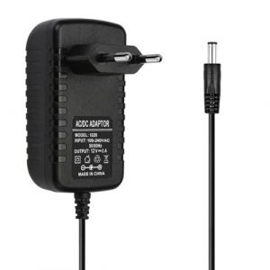Azlanway 12 V 2 A Adaptateur Secteur, Chargeur d'alimentation CA &agrave; CC 12 Volts avec fiche 5,5 x 2,5 mm pour Bande LED, routeur, Voiture &eacute;lectrique pour Enfants, cam&eacute;ra IP, Disque Dur Externe, cam&eacute;ra (DOOMO life, neuf)