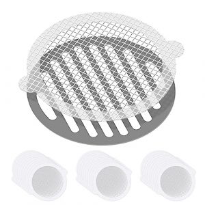 AMFUN 30PC Filtre Cheveux Douche et Baignoire, Attrape-Cheveux jetables pour Douche, Protecteur Grille &eacute;vacuation, Filtre evier Cuisine pour Baignoire (Riyuu, neuf)