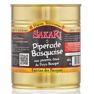 Sakari - Piperade Basquaise Aux Piments Doux Du Pays Basque 800 G (PETRICORENA, neuf)