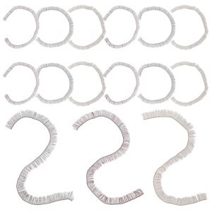 Vaguelly Faux Cils de Poup&eacute;e DIY 08 CM 15 Pi&egrave;ces Multicolores pour Loisirs Cr&eacute;atifs Accessoires Maquillage Poup&eacute;es Fournitures Cils &OElig;il Biche (Bustling Xin, neuf)