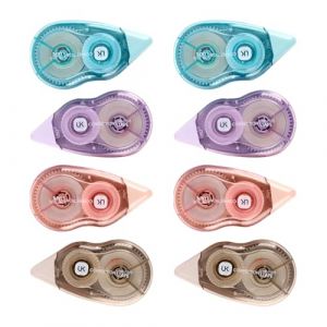 AYNKH 8 PCS Ruban Correcteur 12m x 5mm Blanco Correcteur Souris Correcteur avec Capuchon Protecteur Parfait pour Fournitures Scolaires et de Bureau (AYNKH., neuf)