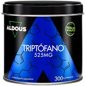 L-Tryptophane pur 525mg - Tryptophane pour un bon sommeil - 300 comprimés pour 10 mois - Dose maximale de repos - Favorise un sommeil profond et améliore l'humeur - Sans excipients - ALDOUS (Bio Unicorn Brands, neuf)