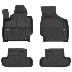 MOTOS Tapis de sol caoutchouc pour Audi TT II 2006-2014 Améliorez Votre Confort de Voyage avec Le tapis noir antidérapant Auto 3D- tapis voiture Tous Temps pour Voiture, Protection Contre les salissur (MOTOS EU, neuf)