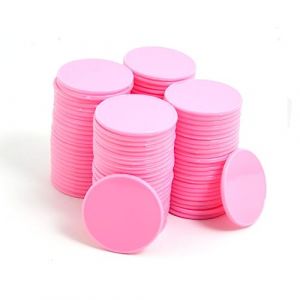 Smartdealspro Lot de 100 mini jetons de poker en plastique opaque avec boîte de rangement Rose 32 mm (SuperDealsPro(SmartDealsPro Official Store), neuf)